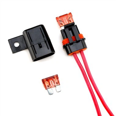 Vattentät förseglad inline-typ bladsäkringshållare